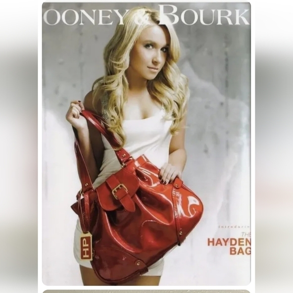 Dooney & Bourke Handbags - Dooney & Bourke - RARE!!! VINTAGE! RED Hayden Panettiere It Girl Bag!